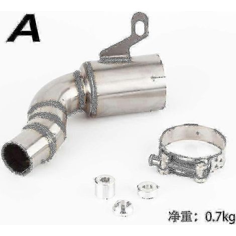 Tube de suppression de catalyseur pour KTM 390 Adventure 2020-2022, 250 Adventure, RC125, RC200, 250 Duke et 390 Duke.