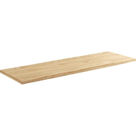 Plateau meuble sous vasque en bois - L 140 cm x l 46 cm - Wavy - Livraison gratuite