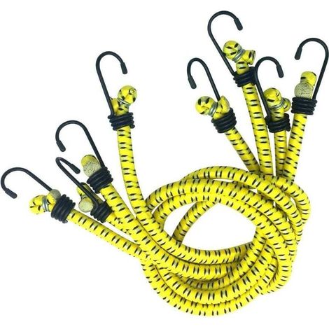 Sandow tendeur élastique 80cm avec crochets - lot de 4 10 mm (1/2)