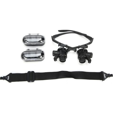 Loupe de Précision 10x-25x avec Éclairage LED pour Réparation de Montres et Bijoux (9892G) (1/5)