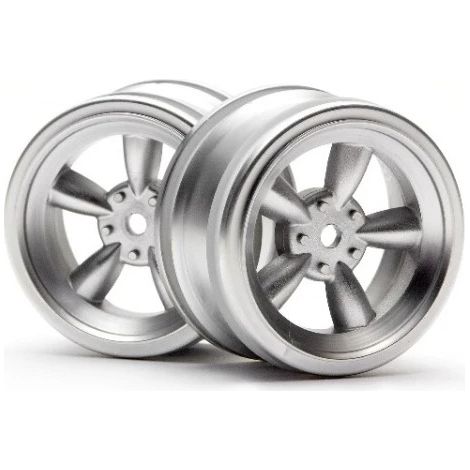 VINTAGE 5 SPOKE WHEEL 26mm MATTE CHROME 0mm OFFSET