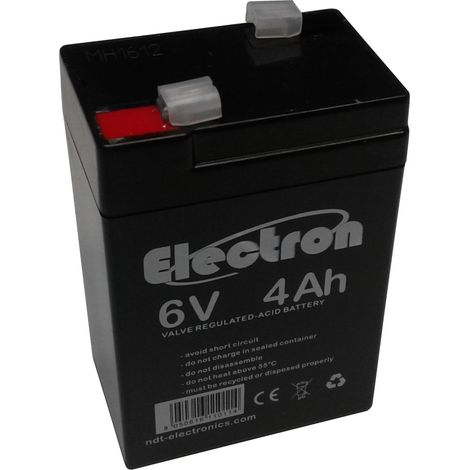 Batteria al piombo ermetica 6V 4Ah