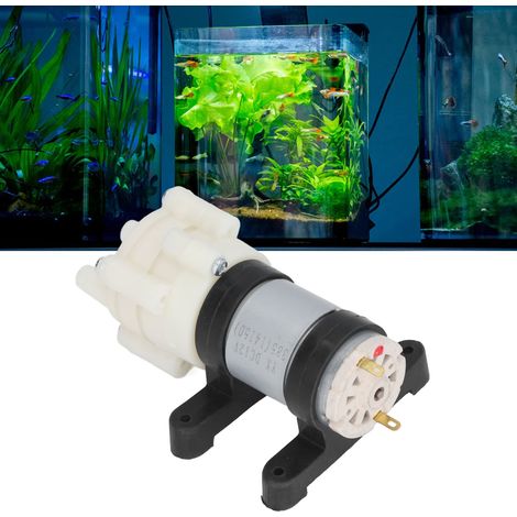DC R385 Membranpumpe, Miniatur-Aquarienpumpe, kleine Wasserpumpe, geeignet für Aquarien, Laptops und 12V Wasserkühlsysteme. (1/5)