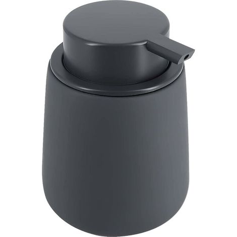royaluxe - Distributeur de savon en céramique salle de bain, distributeur de lotion facile à remplir, shampoing rechargeable et (1/4)