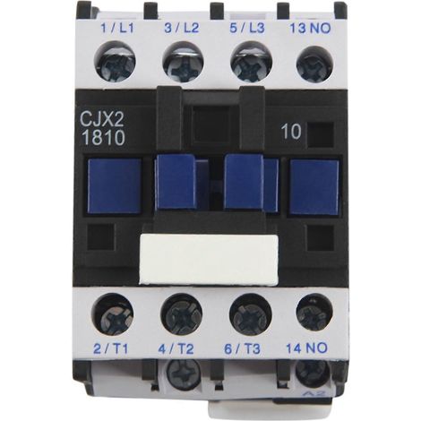 Contacteur de puissance CA 5X 1NO CA 220 V 50/60 Hz, relais de démarrage moteur à bobine 32 A triphasé (1/5)