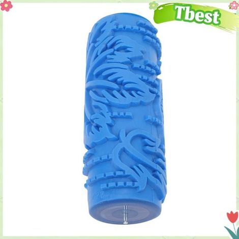 Tbest Rouleau de peinture à motifs Rouleau à Motifs de 5 Pouces, Utilisation sans Effort, Rouleau à Peinture hygiene hydratant (1/5)