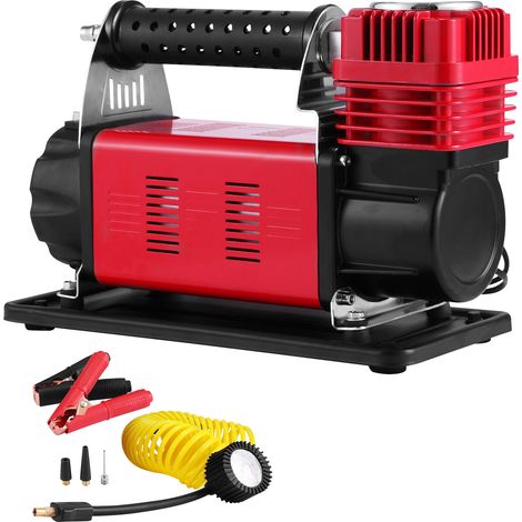 Mophorn 12 V 150 PSI tragbarer Luftkompressor, 4x4-Reifenpumpe, 160 l/min Hochleistungs-Einstufen-Aufpumpkompressor