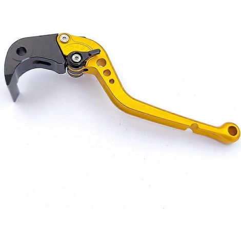 Convient pour la moto MV Augusta F3 675/800, poignée de klaxon de frein avant modifiée (1 longue, dorée) (1/5)