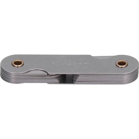 Jauge de filetage métrique impériale, gabarit de mesure de pas de vis en acier inoxydable, outil pour R7‑14.5mm (1/5)
