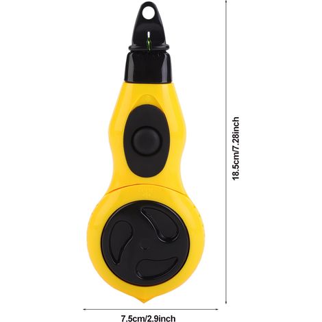 Traceur à encre automatique de menuisier, outil de marquage compact avec niveau à fil, pour travail du bois, rappel automatique, précision (1/5)