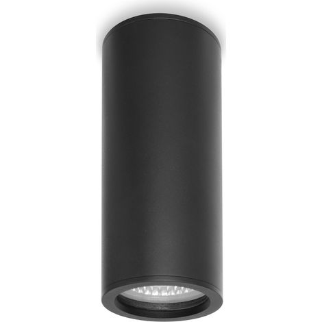 Plafoniera esterna Italux Rima nera IP54 GU10 1 luce