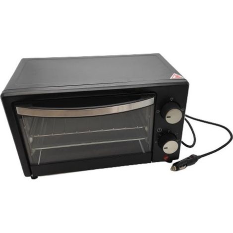 Mini four grill 24V 300W 9L – Deux éléments chauffants – 3 modes de cuisson – Minuterie 30 minutes pour cuisson rapide – Htc Equipement