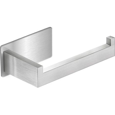 Toilettenpapierhalter, Rollenhalter Selbstklebend ohne Bohren, WC Klopapierhalter Edelstahl Papierhalter Klorollenhalter fš¹r Toilette Badezimmer Kš¹che, Rostfrei, Silber (1/5)