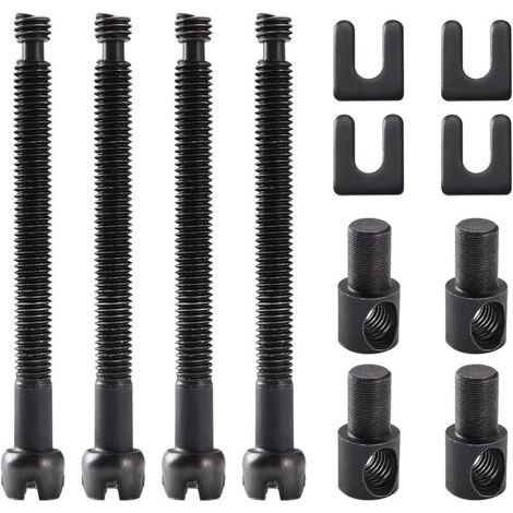 Pair 4 Pièces Vis de Réglage de Tendeur de Chaîne, Vis de Réglage de la Tension de la Tronçonneuse, pour Tronçonneuse 4500 5200 5800 45CC 52CC 58CC (1/5)