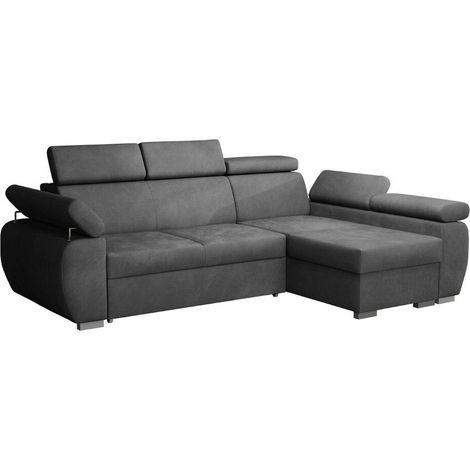 Sofá rinconero Columbus 132, Kronos 22, Función de descanso, Almacenaje, 255x170x85cm, 0 (1/5)