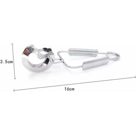 4Pièces en Acier Inoxydable Escargot Escargot Pinces Fourchettes Escargot Clips Cuisine Nourriture Pinces Servant Pince Mini Pinces de Cuisine Nettoyage Facile,pour La Maison Restaurant Hôtel,Durable-
