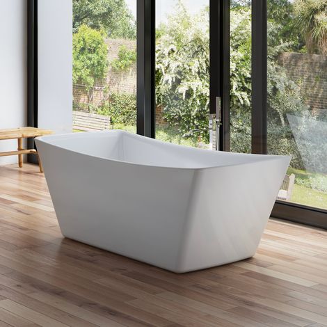 Baignoire Ilot Kira 170 blanche 170 x75 x63 cm, by SPALINA (1/5)