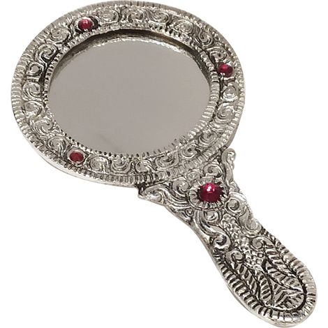 Signes Grimalt Accessori Naturale specchio a mano  Figura d'argento - 1x13x7cm