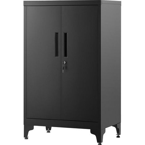 Caisson de Bureau à 2 Portes, Verrouillable, en Acier (1/5)