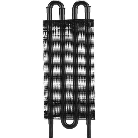 Radiateur refroidisseur d'huile de transmission universel 4 rangées noir pour voiture modifiée (1/4)
