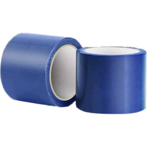 Ruban de réparation pour bâche PVC, ruban adhésif imperméable bleu, lot de 45 rouleaux, patch anti-fuite pour toile extérieure.