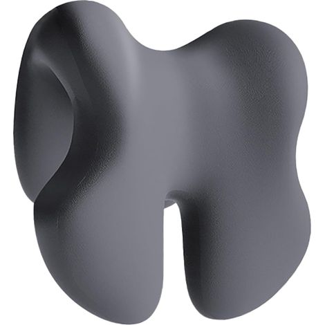 Oreiller adulte couchage latéral, mémoire forme sans pression, toutes positions (gris foncé)