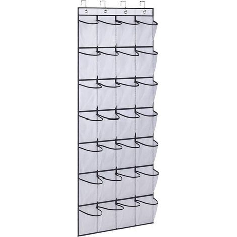 pair Organisateur de chaussures de porte Organisateur de chaussures suspendu Rangement à chaussures suspendu