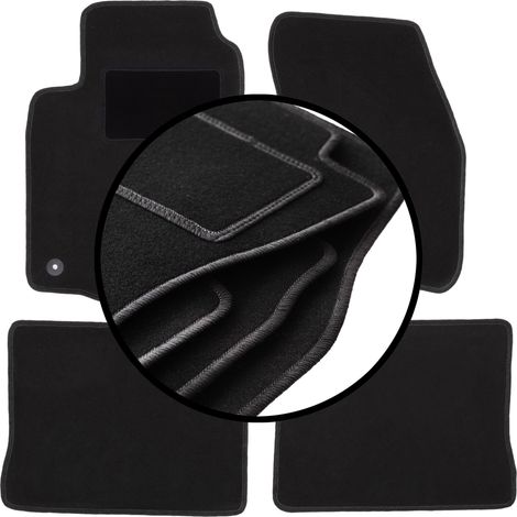 Komplettset Veloursmatten für: Mitsubishi Colt V / CJO Fließheck (1996-2003)
