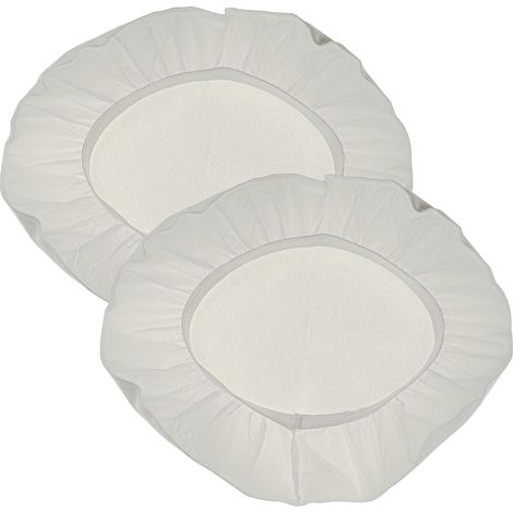 vhbw 2x Membrane Filter compatible with Flex S36, VCE 45, S47, VCE 35, VC 35 Vacuum Cleaner - Fabric Filter Set White