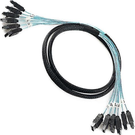 Câble SATA 7 broches 6 Gbps pour disque dur SATA vers SATA, idéal pour le minage de données sur serveur. (1/5)