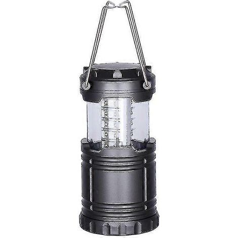 Lanterne de camping LED portable, 30 LED, alimentée par piles, idéale pour la maison, le jardin, la randonnée, la pêche et les situations d'urgence. 30 LED. Fonctionne en extérieur. (1/5)