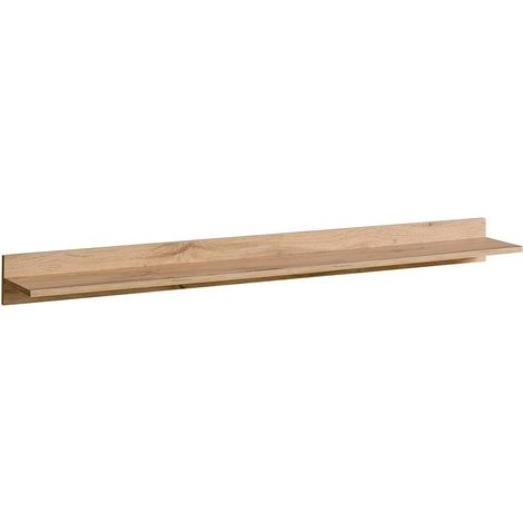 Wandregal TINO – 150 cm – Eiche Wotan – Industrie- und Skandinavischer Stil