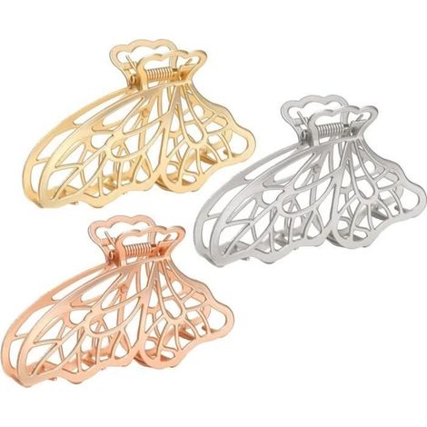 Pinces à Cheveux Élastiques Magiques Peignes de Cheveux Extensible Double Clips,Barrette Cheveux Femme,Cheveux Extensible Pinc[203] (1/4)