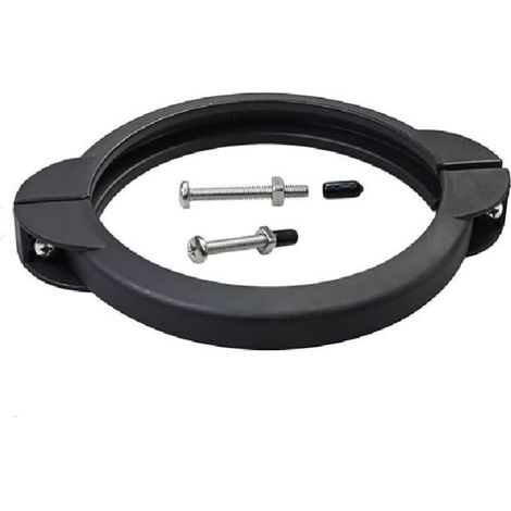 Collier de serrage de piscine de rechange 80110-2 avec vis, compatible avec les pompes à filtre à sable Intex de 12 et 14 pouces (débit : 2 100 et 2 800 gal/h) pour piscines hors sol (1/4)