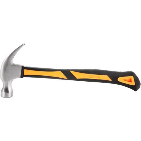 Griffe de marteau, outil professionnel de main de menuiserie de maison de menuiserie de menuiserie de bois de marteau de griffe en acier(500g) (1/5)