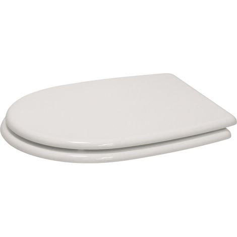 Abattant de toilette blanc brillant compatible avec la série Aretusa Ercos BSOPEY blanc (1/5)