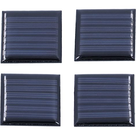 4 panneaux solaires en polysilicium de 0,15 W et 3 V, accessoires pour module de charge solaire DIY, 40 x 30 mm (1/5)