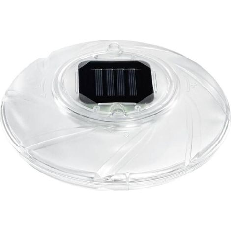 Lampe flottante solaire pour piscine. panneau solaire intégré pour charge automatique. lumière LED économe en énergie. idéale pour éclairage décoratif de piscines intérieures et extérieures la nuit (1/4)