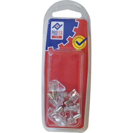 PORTA SCAFFALE TRASPARENTE 8 PZ - 5 MM
