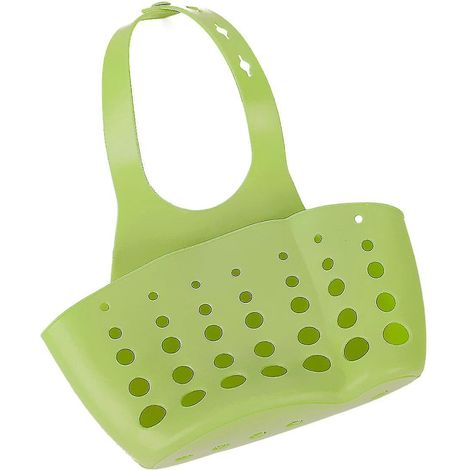 Rangement pour éponge/brosse sous évier, vert (1/2)