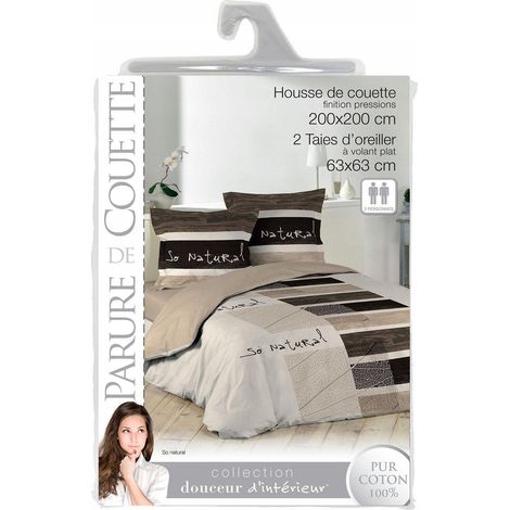 douceur-dinterieur so Natural juego de cama marrón beige