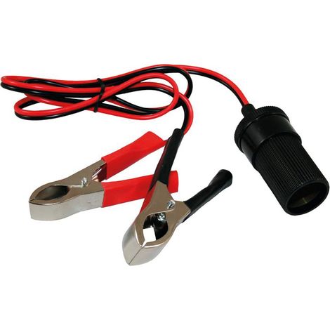 Pinces batteries avec prise 12 Volts HABA (1/2)
