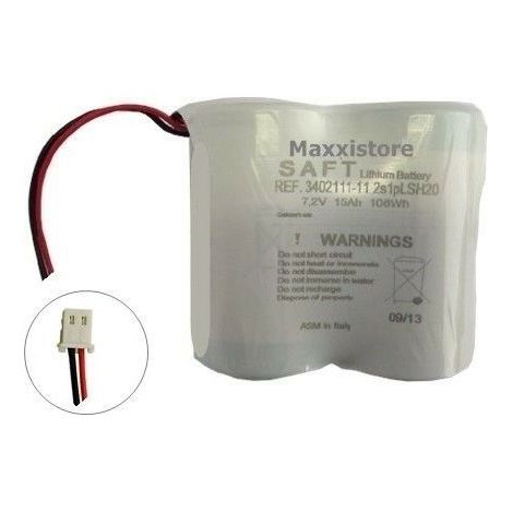 HCB CSI MTB7.2 2 m 7,2v 13Ah batteria litio centro sicurezza Italia - ER34615