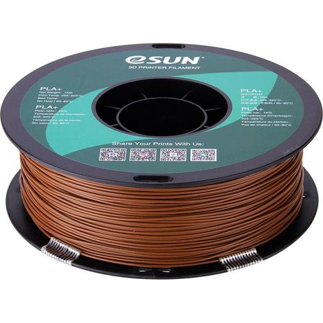 eSUN PLA+ Filament 1.75mm 1000g Brown