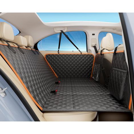Protection Voiture Chien 13262 CM, Housse Voiture Chien, Panneaux durs Améliorés, Support jusqu'à 150 kg, 40% d'espace Supplémentaire pour une Couverture Complète du Siège Arrière (1/5)