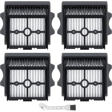 Lot de 4 filtres HEPA pour Tineco FLOOR ONE stretch S6/SWITCH S6/SWITCH S6 Stretch/SWITCH S7 Stretch/S7 Stretch Steam/S7 Stretch Ultra/S9 Artist/S5 Combo/i6 Stretch/i5 Stretch/S7 Artist Aspirateur (1/4)