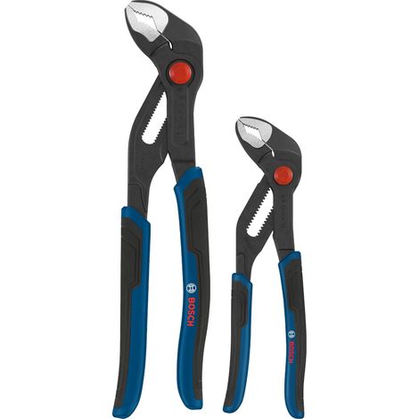 Bosch PRO Hand Tool - Water Pump Pliers Water Pump Pliers Set, Multi-component Handles, 2 pcs 1600A039RB (1/4)