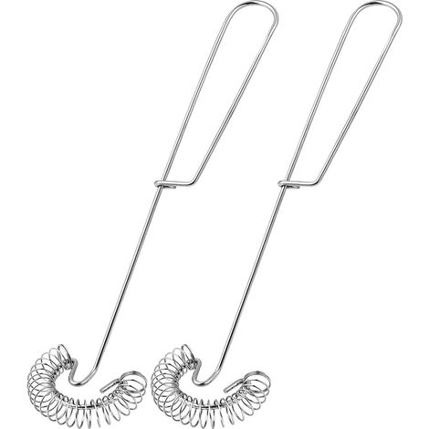 2PCS Fouet à spirale en acier inoxydable (1/5)