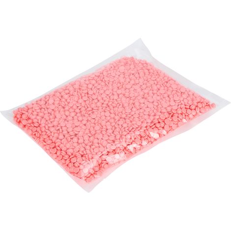 Liddy 500g Perles de Cire Forte Indolore pour Épilation Corporelle Femme, Chauffe-Cire, Rose (1/5)