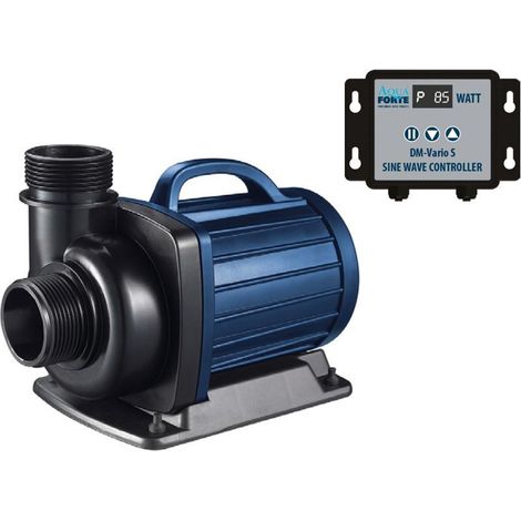 Pompe bassin AquaForte DM-30000 Vario S – Débit 30 000 l/h – Hauteur de refoulement 9,5 m – Granulométrie 6 mm – Économie d'énergie – Aqua Forte (1/4)
